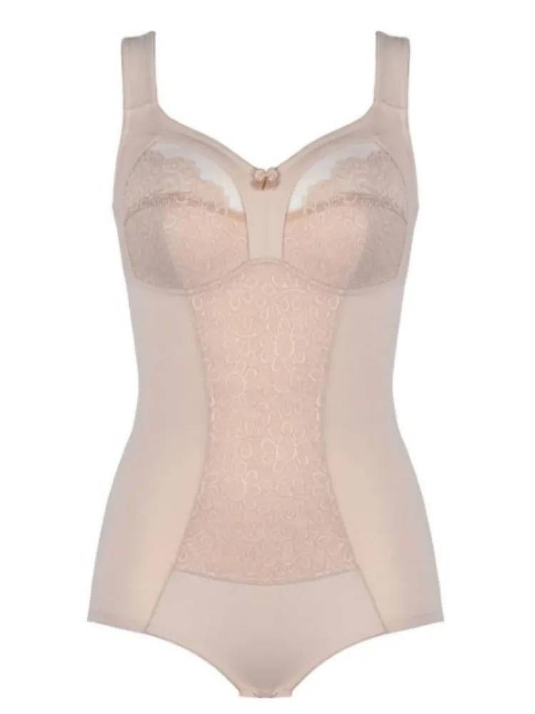 Soft Shapewear Bodysuit - Light Beige