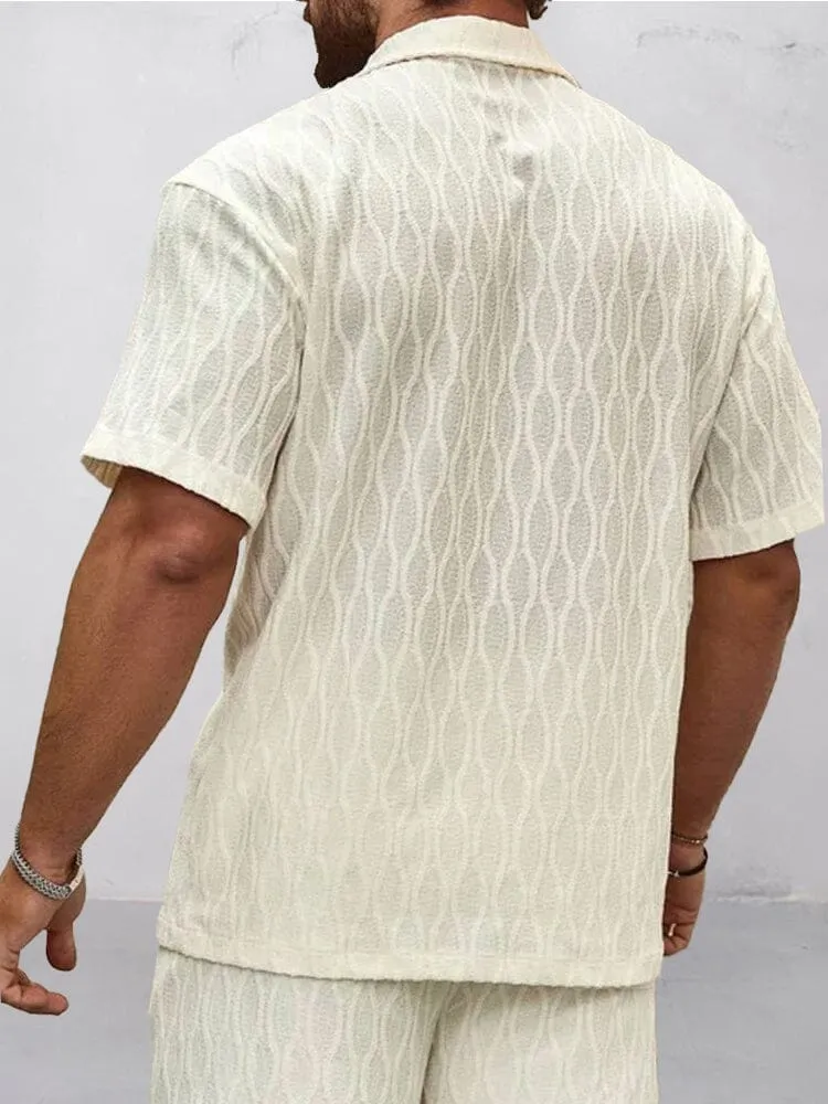 Soft Touch Wave Textured Shirt