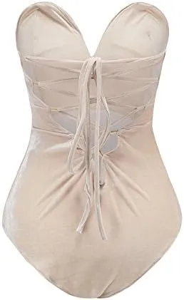 Sweetheart One Piece Beige Bodysuit