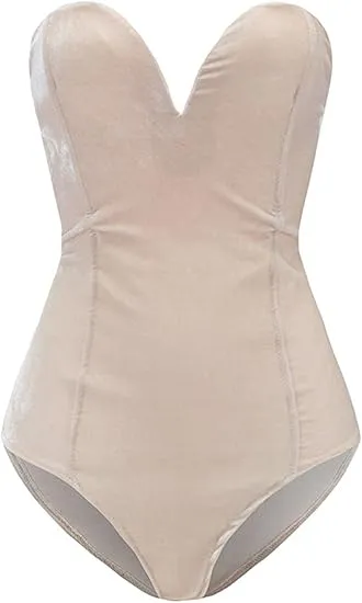 Sweetheart One Piece Beige Bodysuit