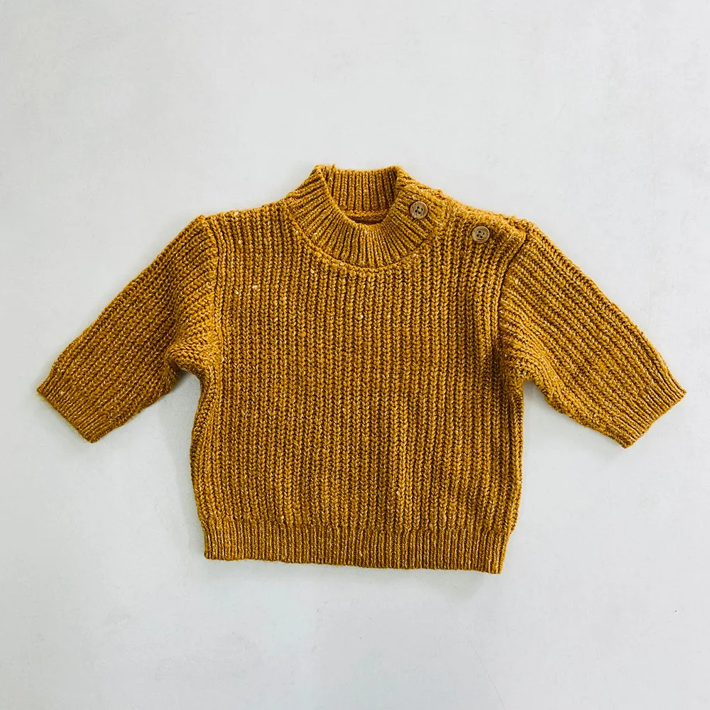 Toddler Baby Long Sleeve Knit Cotton Sweater