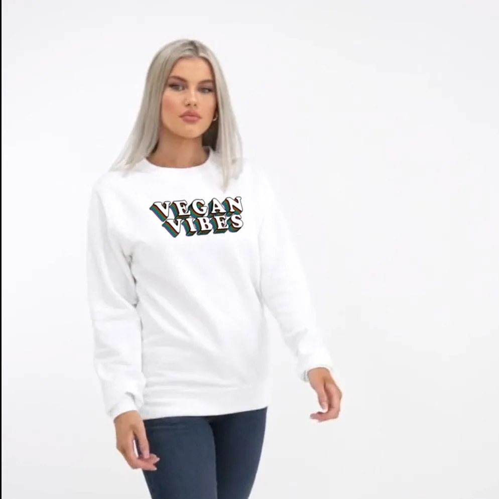 Vegan Unisex 'Vegan Vibes' Jumper | Multiple Colours