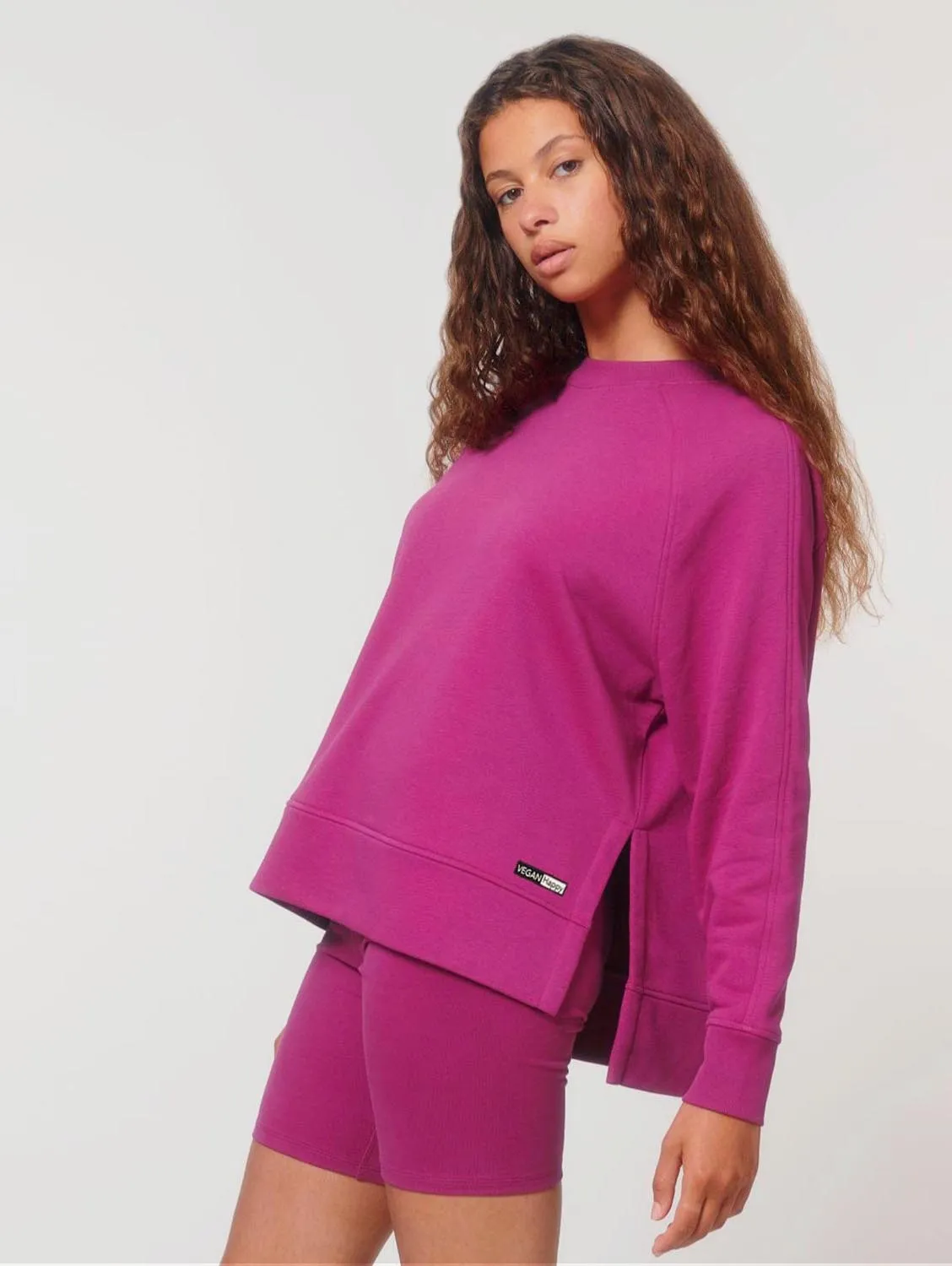 Vegan Women's Wilder Side Split Jumper | Multiple Colours