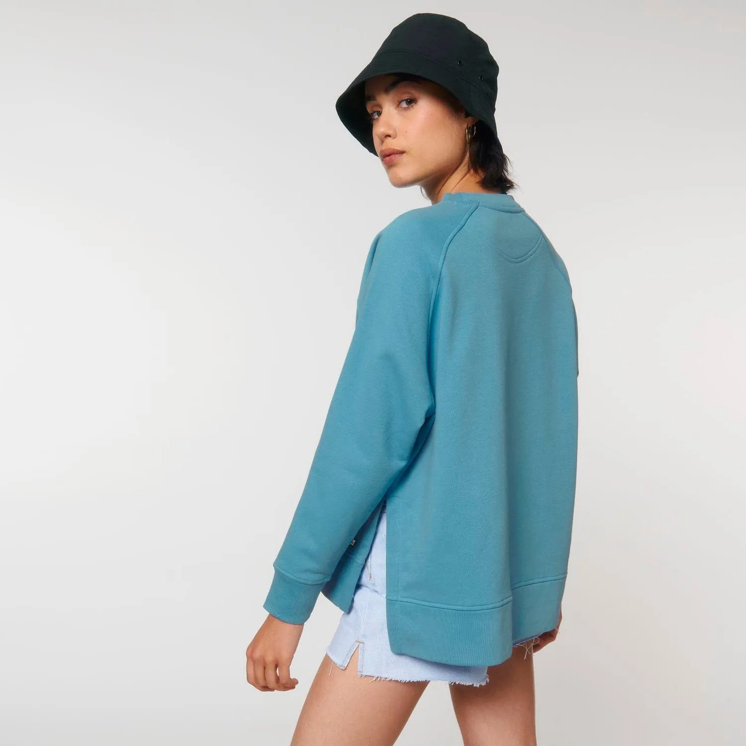 Vegan Women's Wilder Side Split Jumper | Multiple Colours