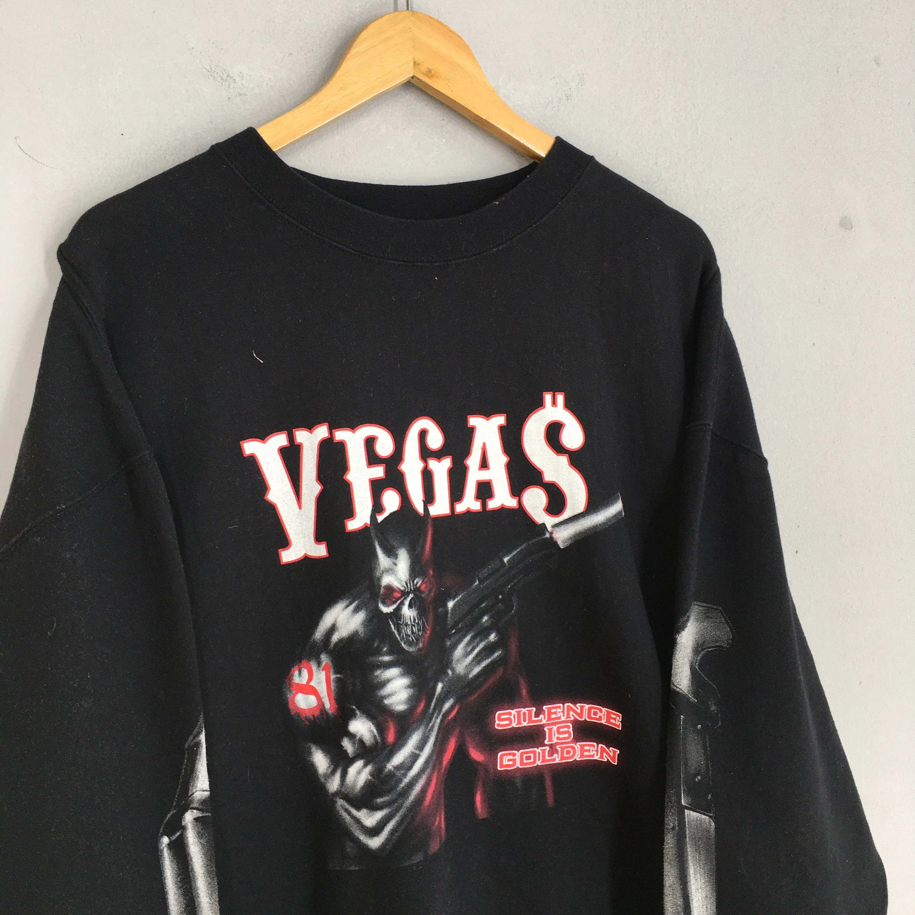 Vegas Silence Is Golden Sweatshirt XLarge