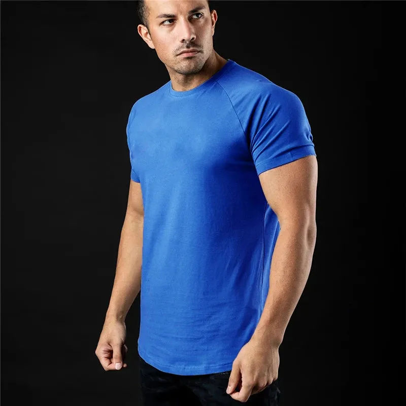 West Louis™ Fitness Gym Plain T Shirt