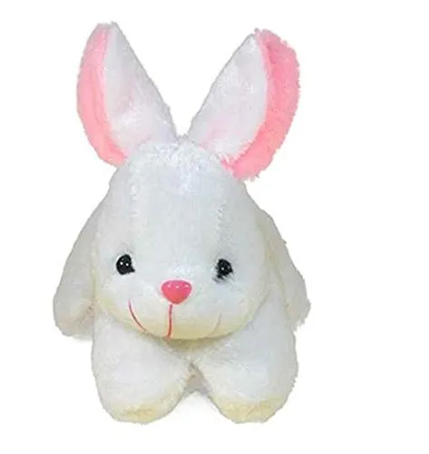 White Adorable Cute Rabbit Soft Toy for Kids Playing Toy, Birthday Gift 20 cm