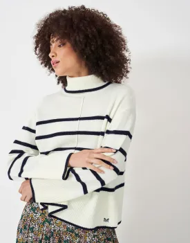 Wide Sleeve Roll Neck Jumper