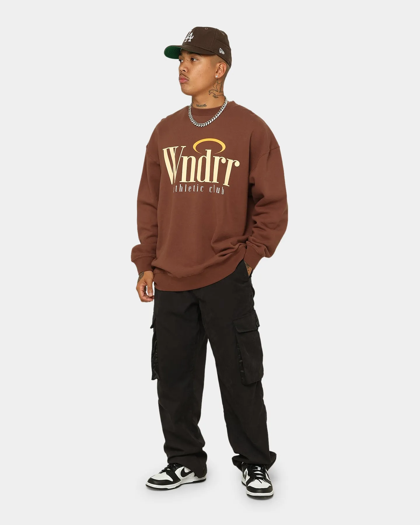 WNDRR Halo Crewneck Brown