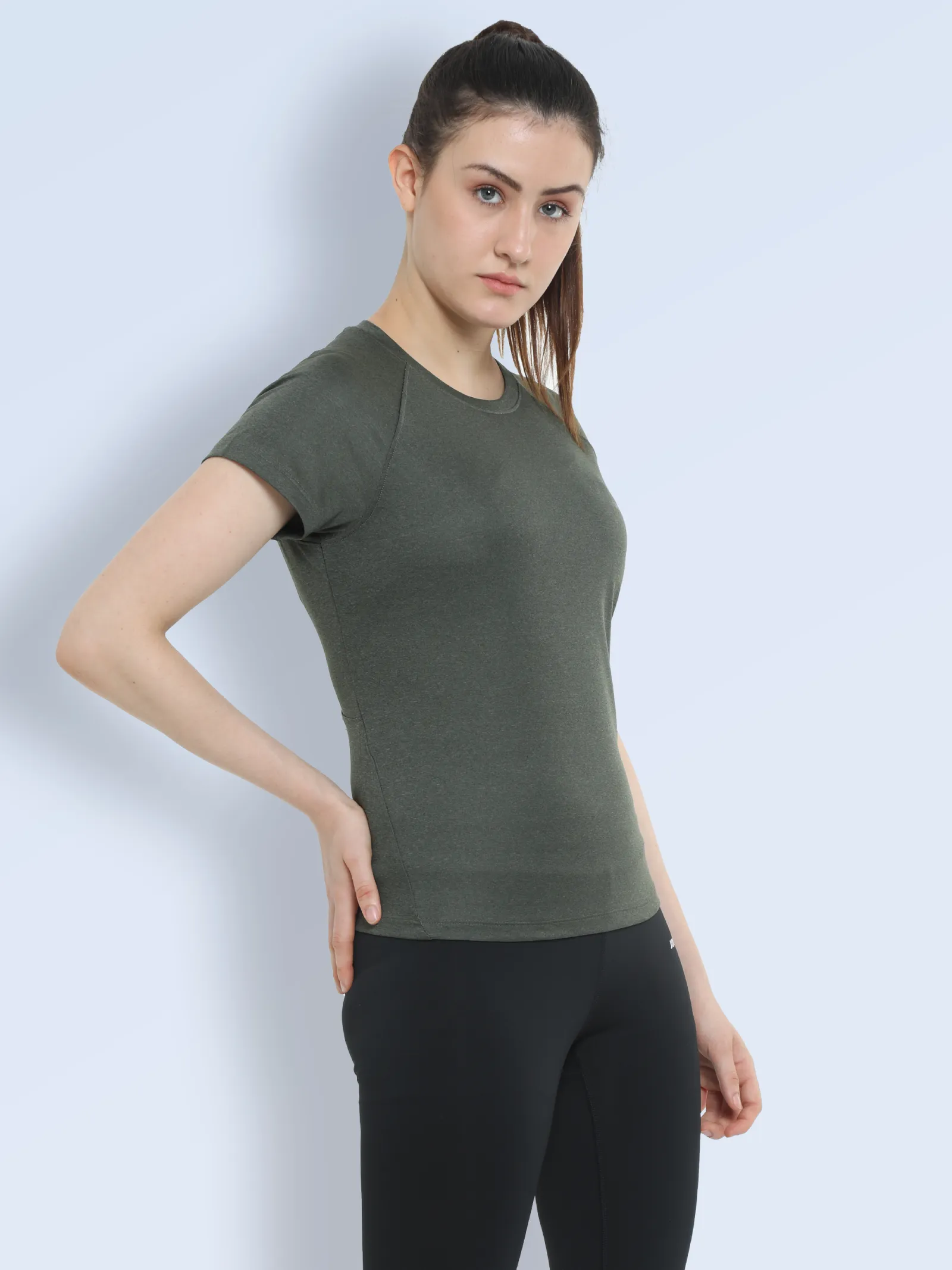 Women's Breathable Light Weight Round Neck T-shirt