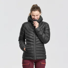 Women’s mountain trekking hooded down jacket - MT500 -10°C